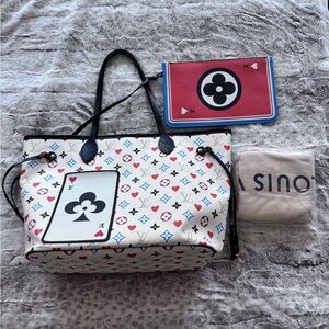 Louis Vuitton Neverfull MM Game On Limited Edition Designer Tote